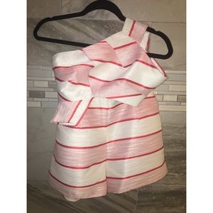 Red & white two piece set